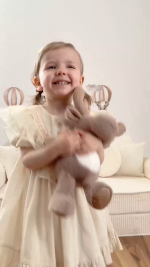 Moonkie Hug & Go Toddler Plush Backpack Rosie Hop The Bunny