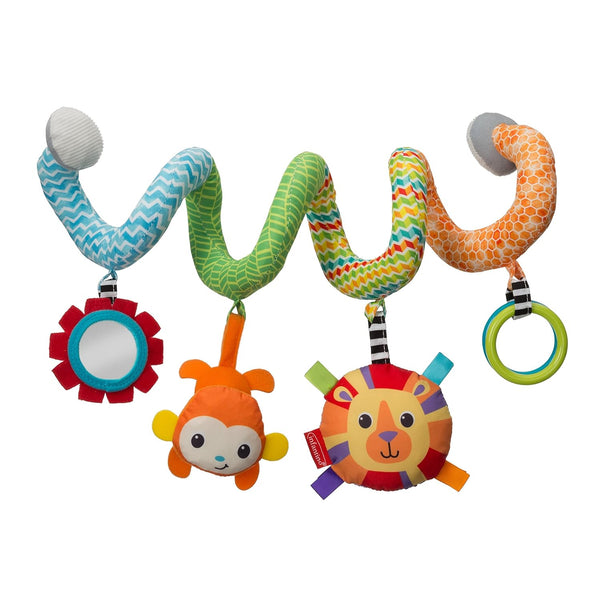 Infantino Spiral Activity Toy Soft Sensory Stroller Toy