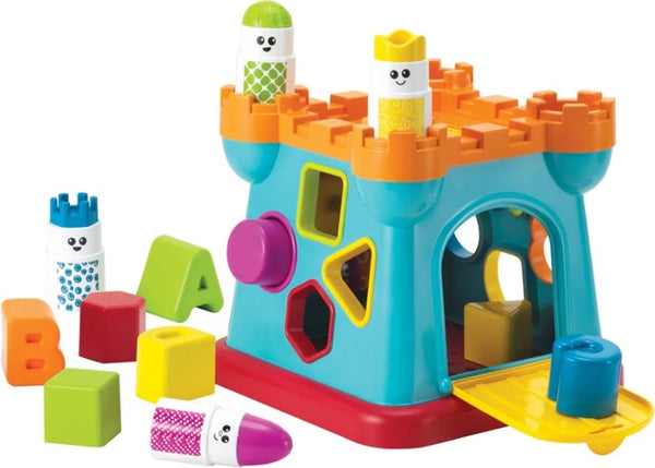 Infantino Activity Shape Sorting Castle Toy