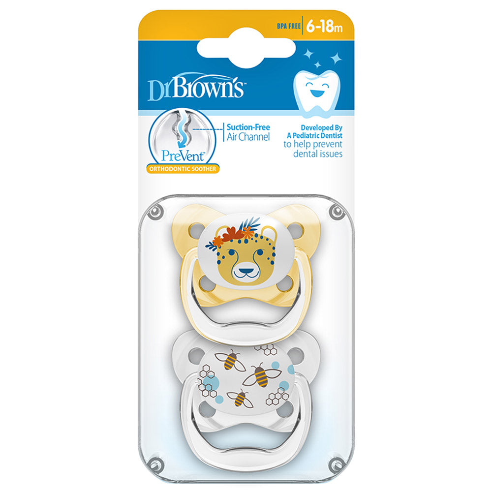Dr. Brown’s Prevent Pacifier 2-Pack 6-18M