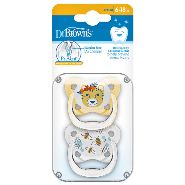 Dr. Brown’s Prevent Pacifier 2-Pack 6-18M